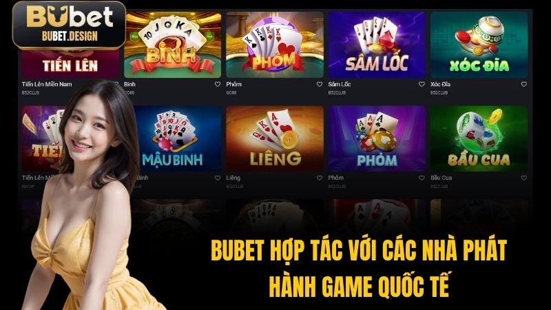 BUBET hợp tác với các nhà phát hành game quốc tế