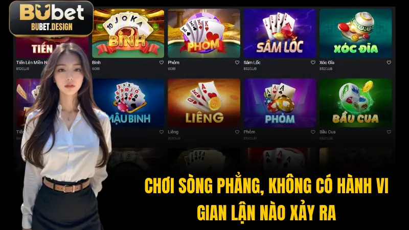 Chơi sòng phẳng, không có hành vi gian lận nào xảy ra