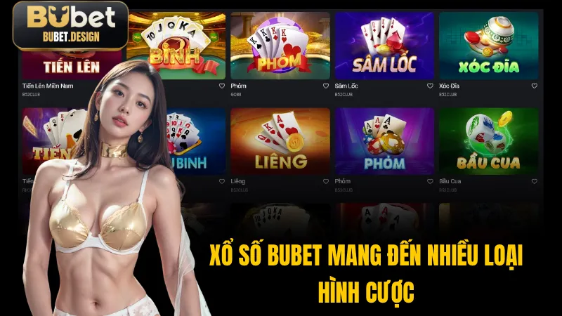 Cung cấp nhiều loại hình cược lô đề cho người tham gia