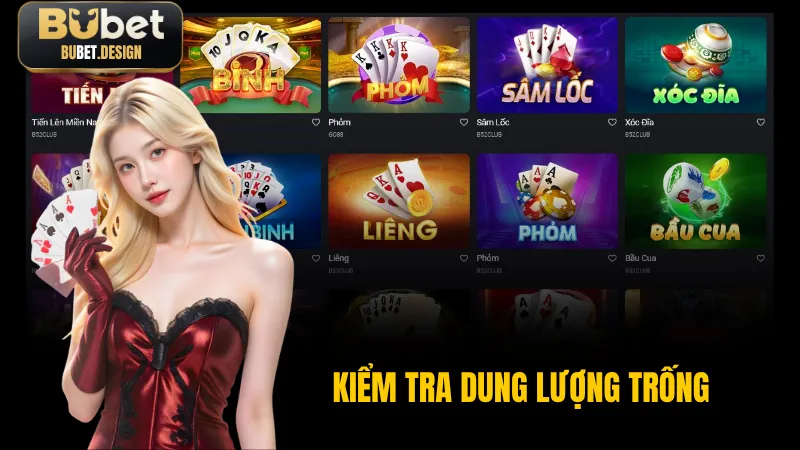 Đảm bảo điện thoại cài đặt có đủ dung lượng trống