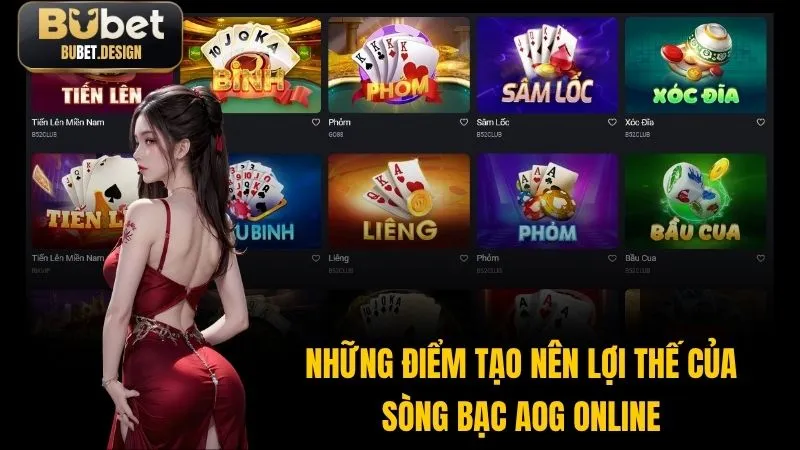 Những điểm tạo nên lợi thế của sòng bạc AOG online