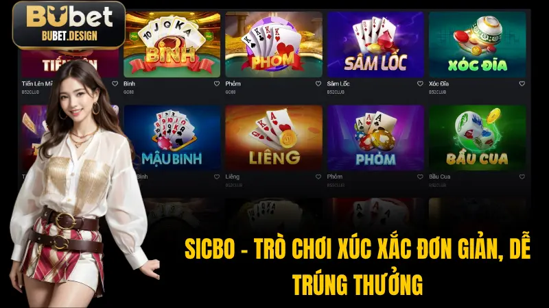 Sicbo – Trò chơi xúc xắc đơn giản, dễ trúng thưởng