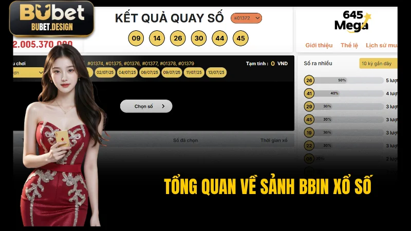Trải nghiệm BBin Xổ Số mượt mà, không giật lag khi đặt cược
